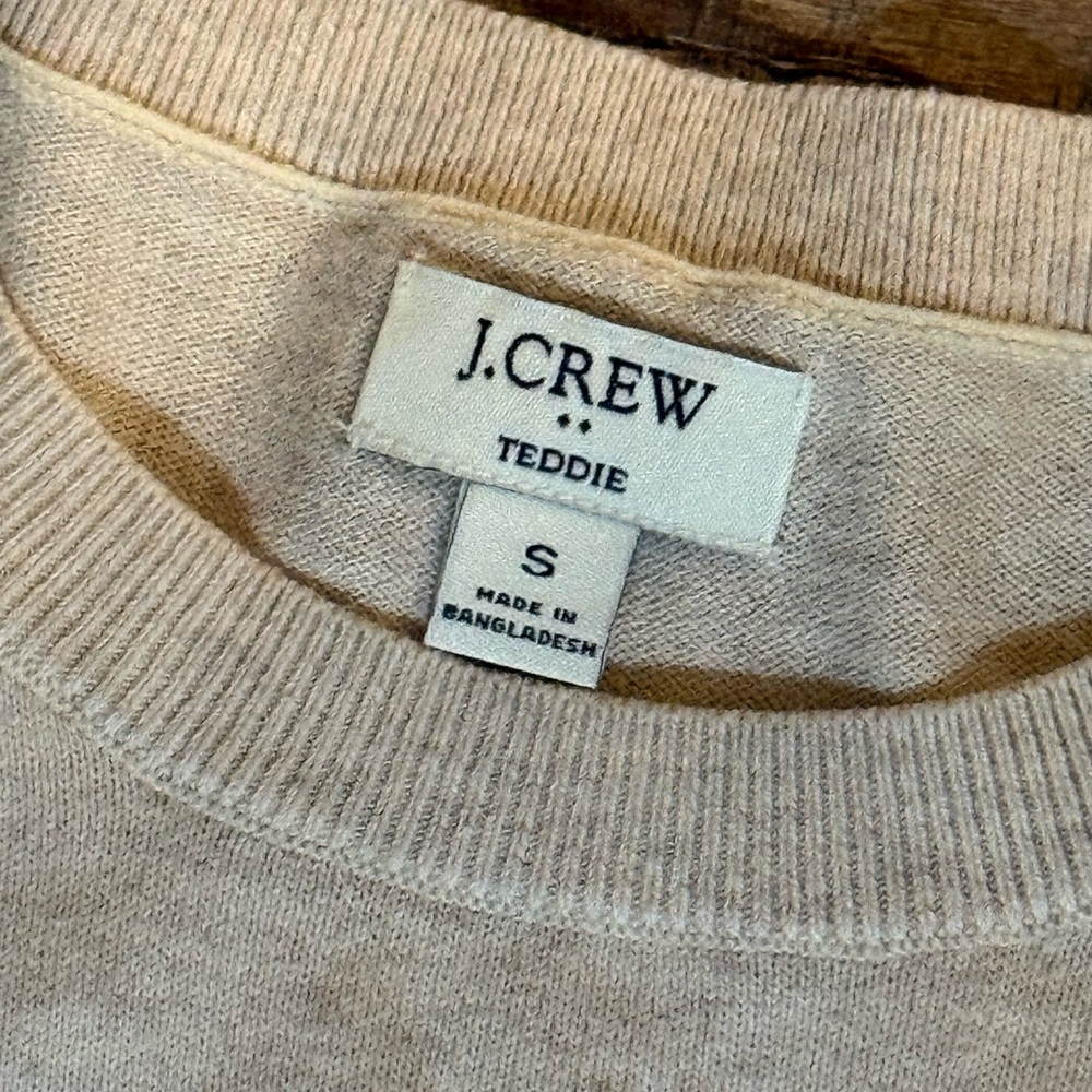 J. Crew outlet teddie sweater lobster in sequin size small - Picture 5 of 5